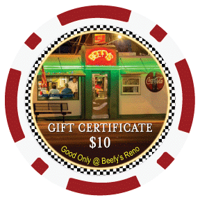 $10 Gift Certificate 